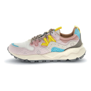 Flower Mountain - Yamano 3 Süet ve Naylon Sneaker | Açık Pembe