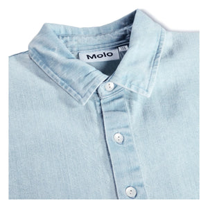 Molo - Richie Denim Organic Pamuk Gömlek | Kot mavisi