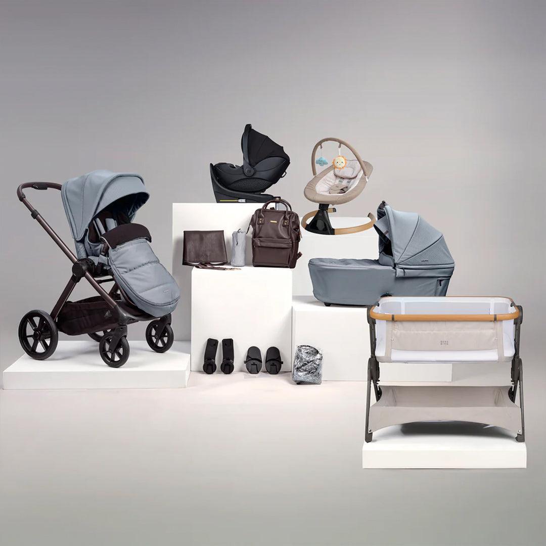 Bababing Raffi MKII 16 Piece Travel & Home Bundle-Travel Systems-Duck Egg- | Natural Baby Shower