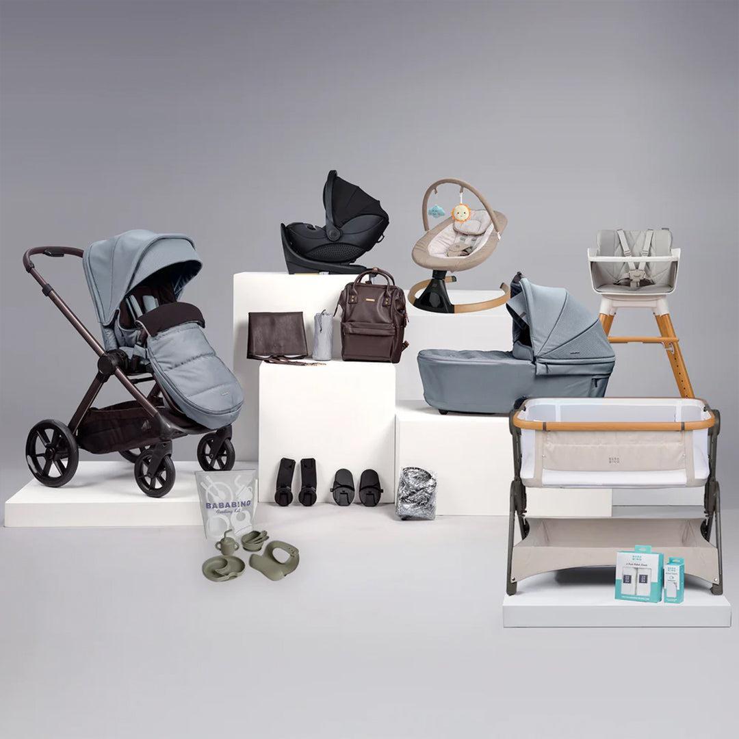 Bababing Raffi MKII 18 Piece Travel, Home & Feeding Bundle-Travel Systems-Duck Egg- | Natural Baby Shower