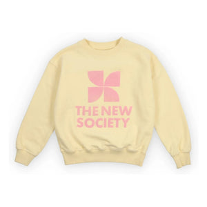 the new society - TNS Logo-Sweatshirt | Hellgelb