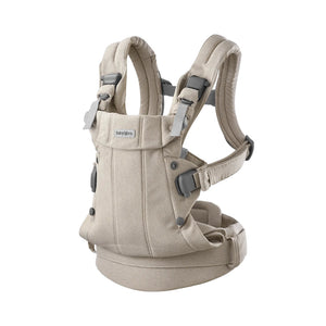 BabyBjorn Harmony Woven Melange - Light Beige-Baby Carriers-Light Beige-One Size | Natural Baby Shower