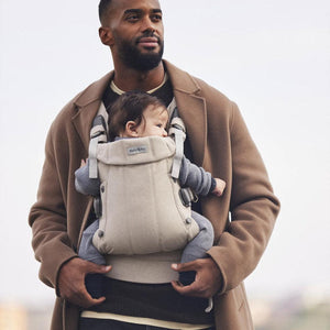 BabyBjorn Harmony Woven Melange - Light Beige-Baby Carriers-Light Beige-One Size | Natural Baby Shower
