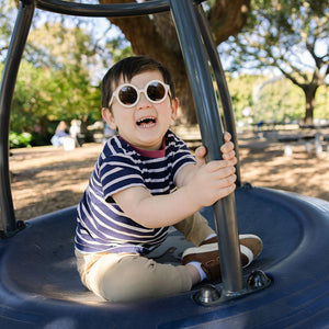 Babiators Original Euro Round Sunglasses - Sweet Cream-Sunglasses-Sweet Cream-0-2y (Junior) | Natural Baby Shower