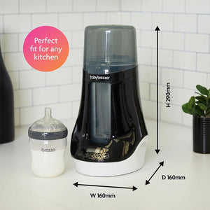 Baby Brezza Bottle + Breastmilk Warmer - Black & White-Bottle Warmers-Black & White- | Natural Baby Shower