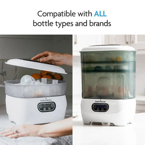Baby Brezza Steriliser Dryer Advanced - Black & White-Sterilisers-Black & White- | Natural Baby Shower