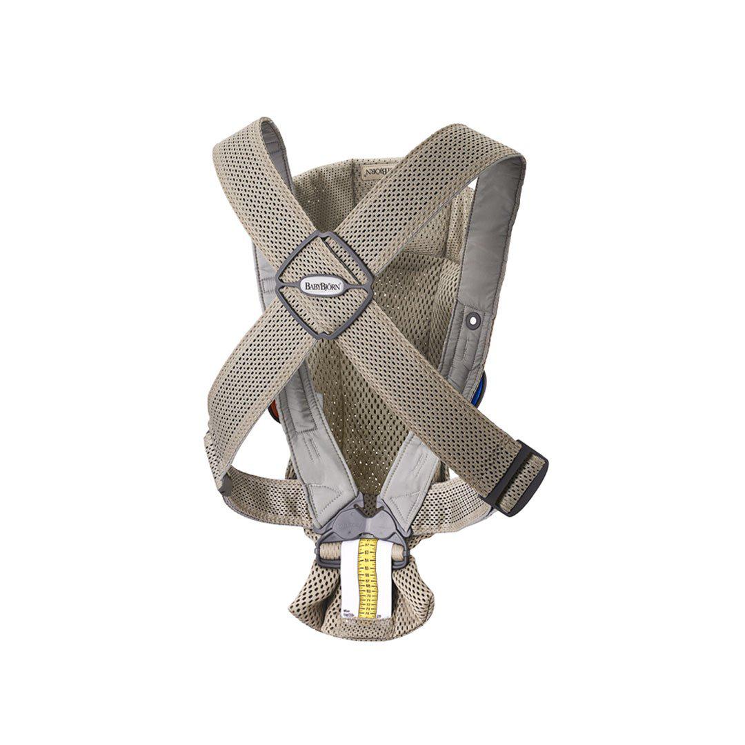 BabyBjorn Mini 3D Mesh Baby Carrier - Grey Beige-Baby Carriers- | Natural Baby Shower