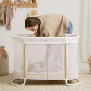 BabyBjörn Baby Crib - White-Cribs-White-Crib | Natural Baby Shower