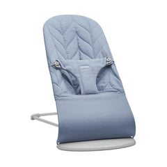 BabyBjörn Bliss Woven Petal Quilt Baby Bouncer - Blue-Baby Bouncers-Blue- | Natural Baby Shower
