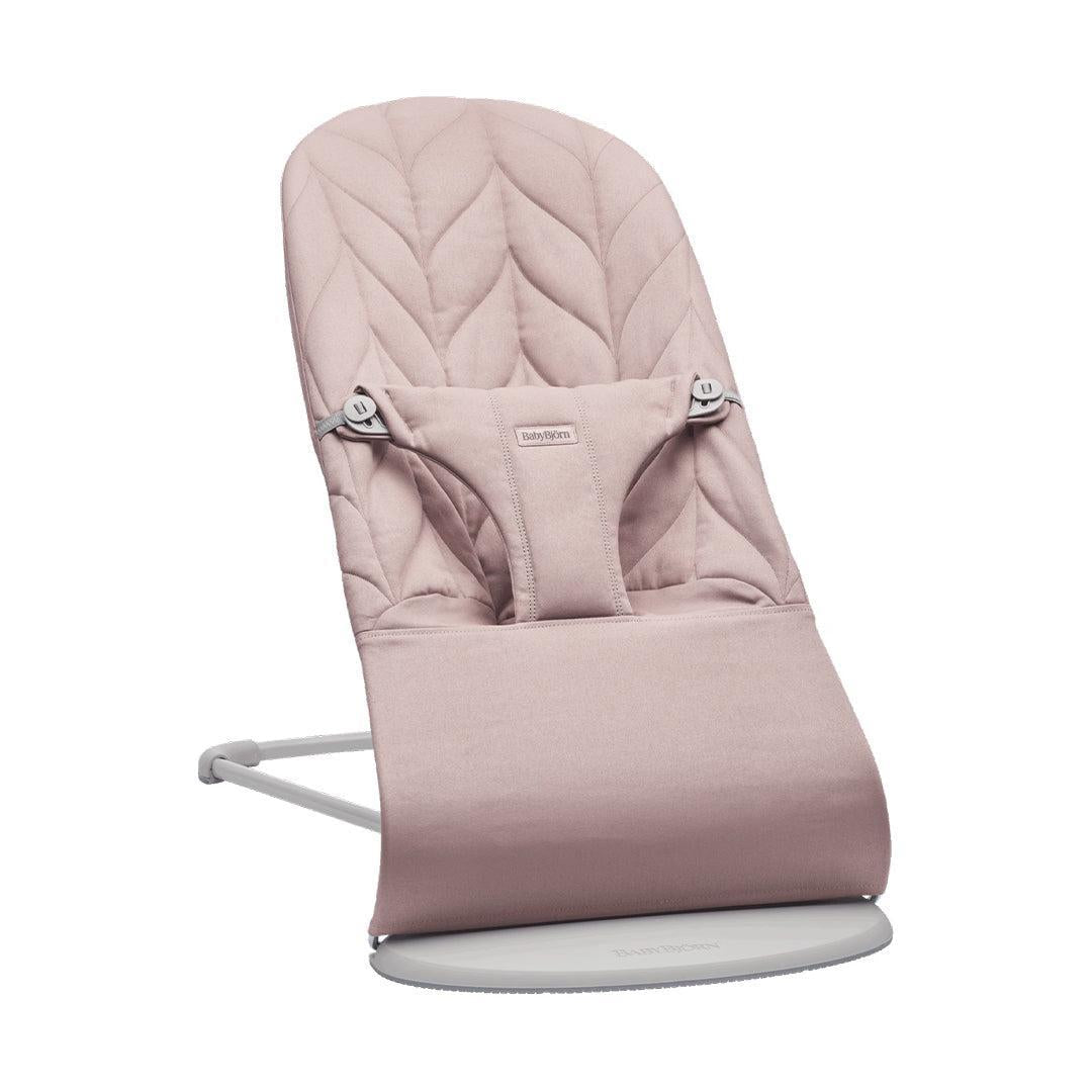 BabyBjörn Bliss Woven Petal Quilt Baby Bouncer - Dusty Pink-Baby Bouncers-Dusty Pink- | Natural Baby Shower