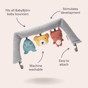 BabyBjörn Toy for Bouncer - Soft Friends-Baby Bouncer Toy Bars-Soft Friends- | Natural Baby Shower