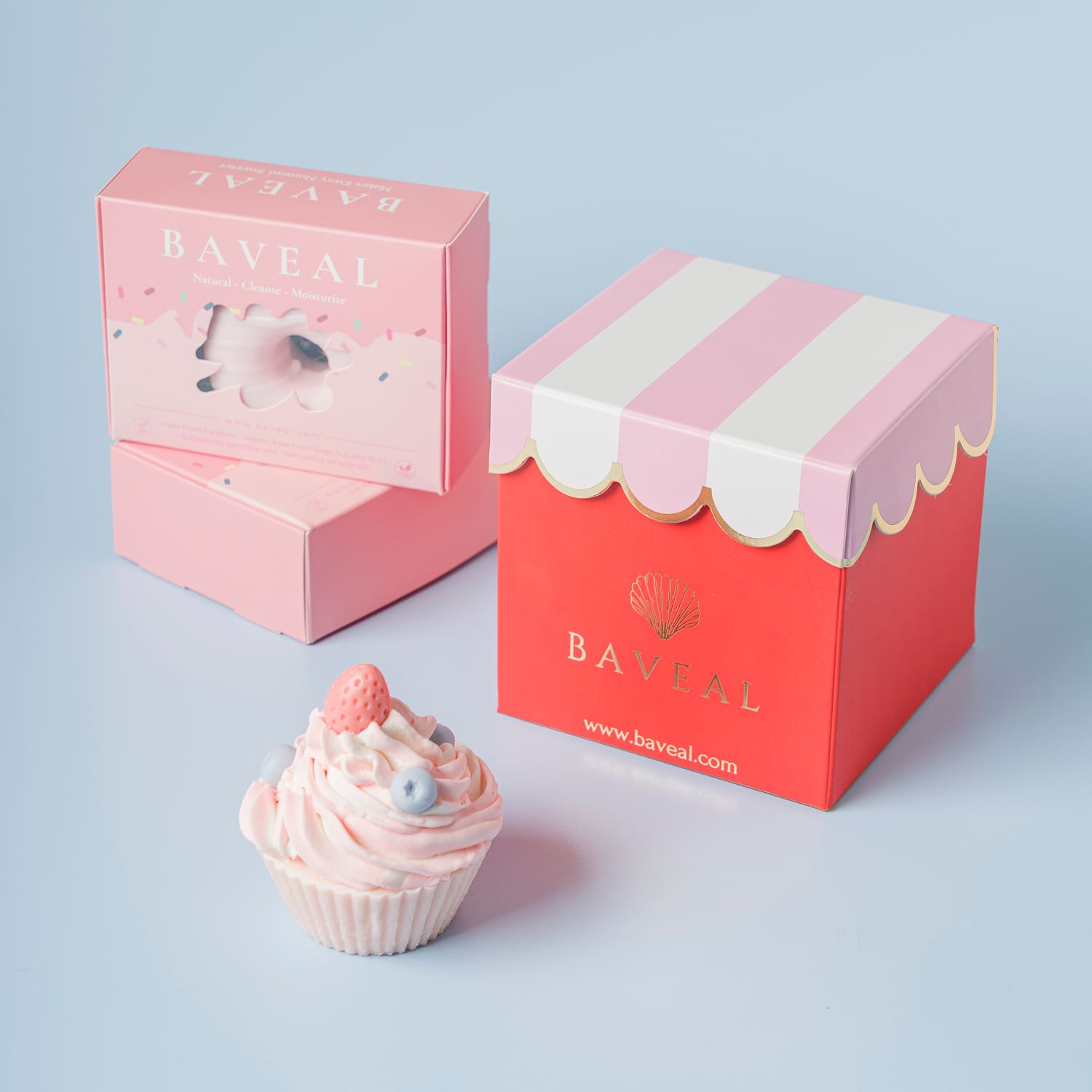 Baveal – Cake Art Kap Kek Tasarımlı Nemlendiricili El ve Vucüt Sabunu - Dinossi