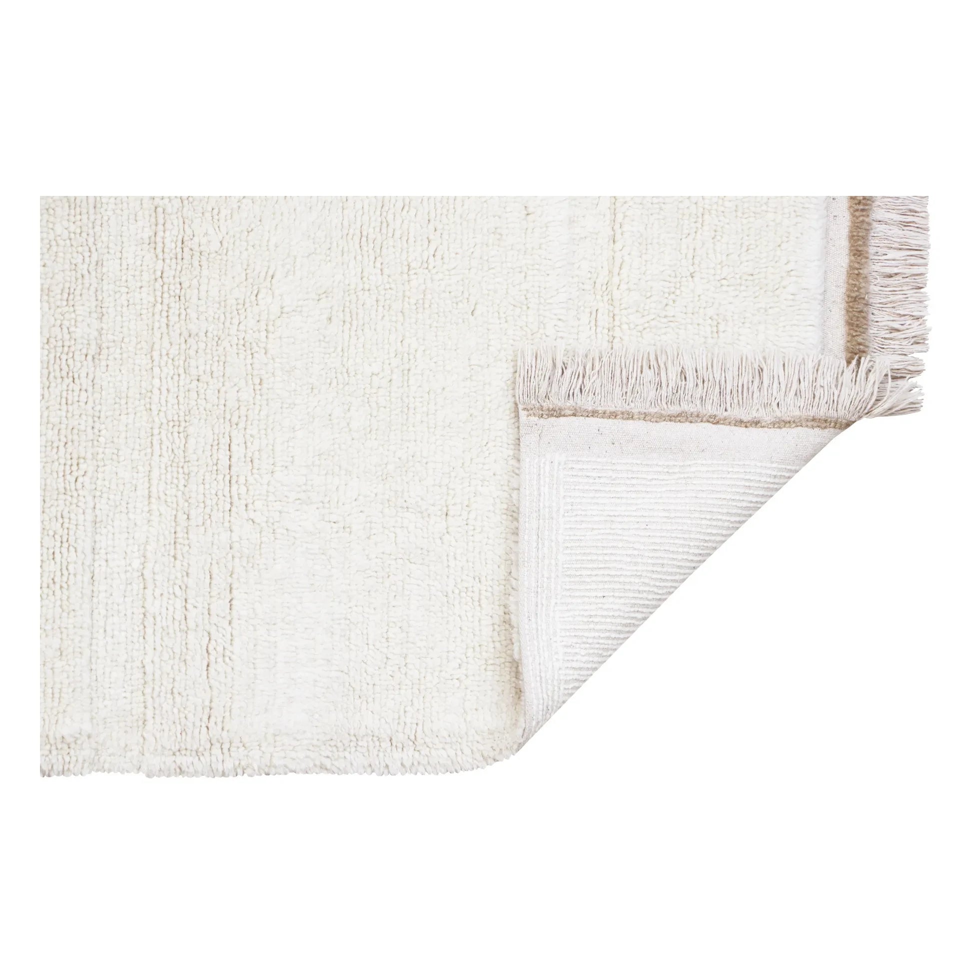 Lorena Canals - Steppe Runner Rug | White