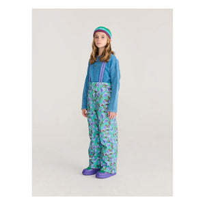Bobo Choses - Flowery Geri Dönüştürülmüş Elyaf Kayak Pantolonu | Turkuaz