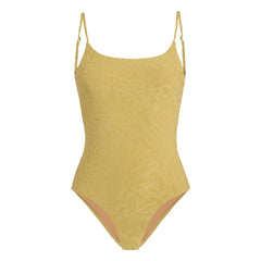 OAS - Tropi Brisa Textured Swimsuit | Yellow Green