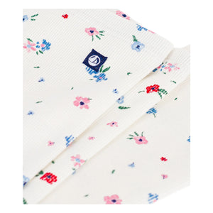 Petit Bateau - Floral Tayt | Beyaz