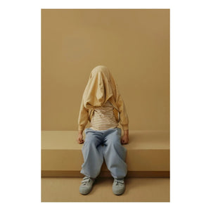 Gray Label - Çizgili organik pamuklu Tişört | Oker