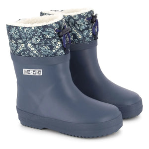 Bonton - Ploc Pelz-Regenstiefel | Marineblau