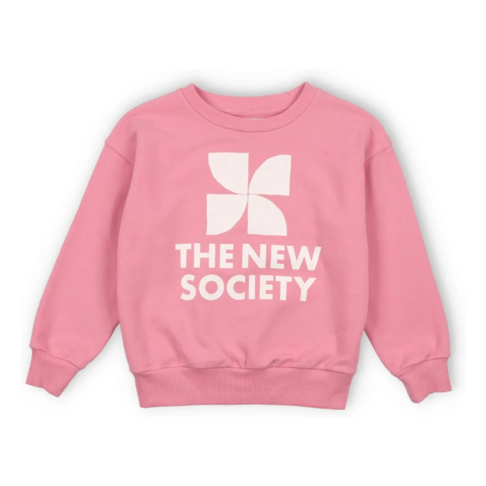 the new society - Mykonos Logo Sweatshirt | Candy Pink