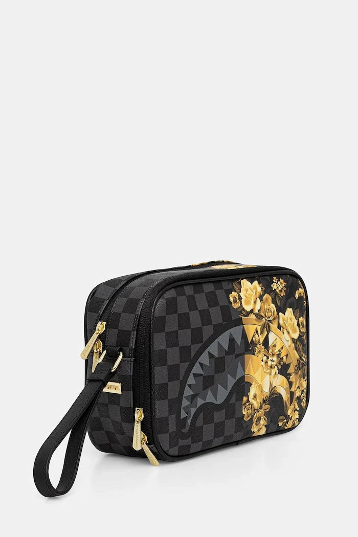 Sprayground suni deri kozmetik çantası
