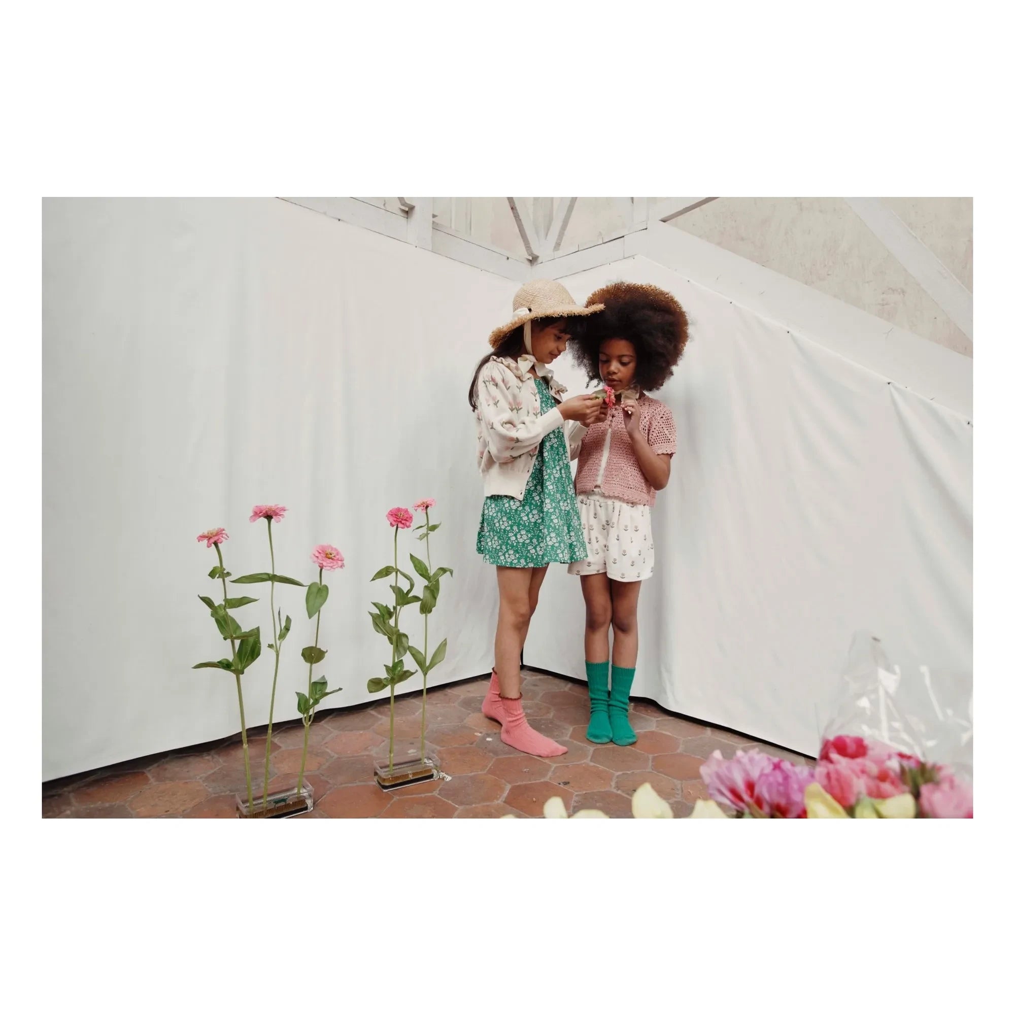 Emile et Ida - Kısa Grande Tulipe Sponge | Cream