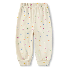Molo – Simeon Jogger Hearts Bio-Baumwolle | Ecru