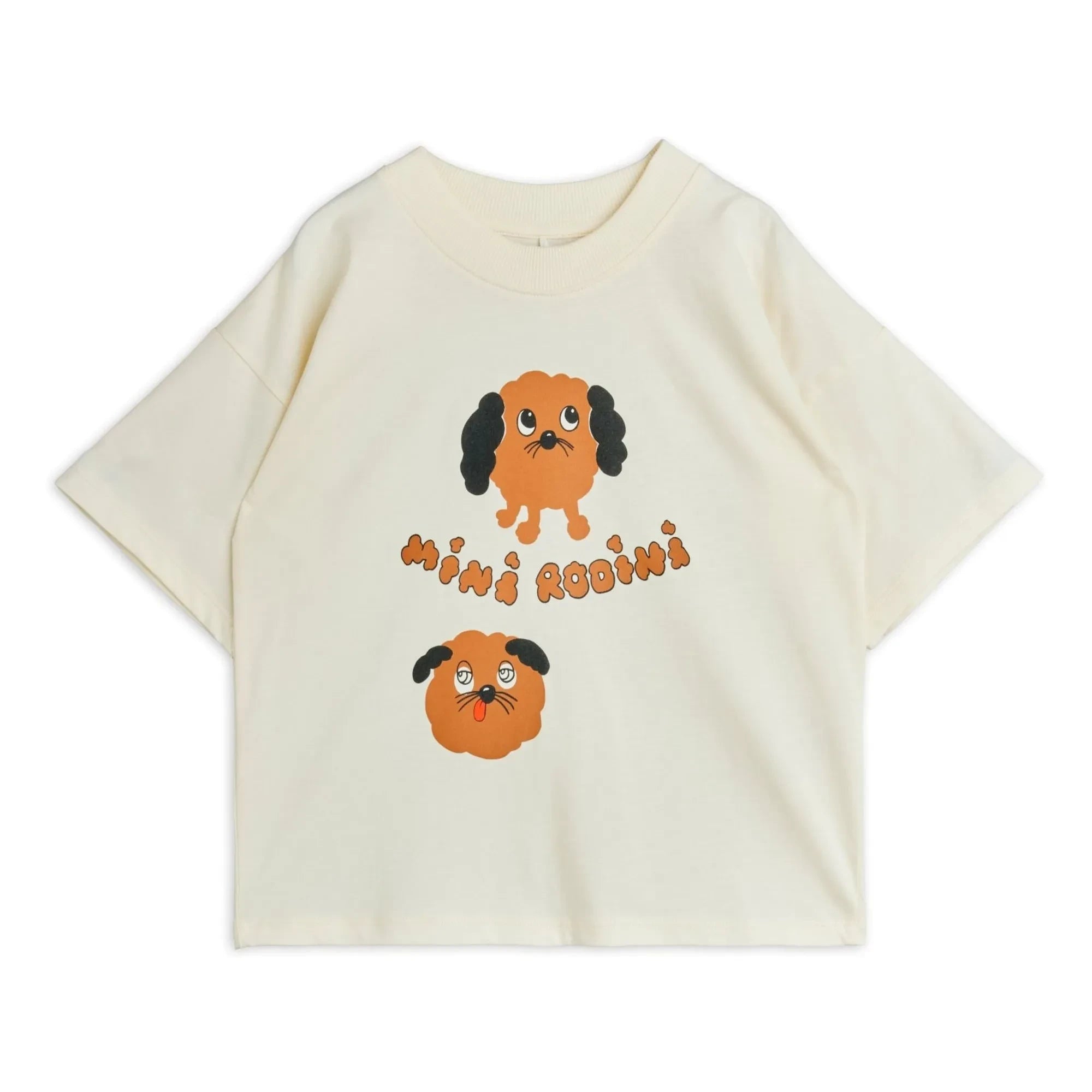 Mini Rodini - Doggies Bio-Baumwoll-T-Shirt | Weiß