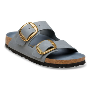 BIRKENSTOCK - Arizona Big Buckle Yağlı Deri Sandalet | Gri
