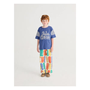 Bobo Choses - Bobo Choses Striped Organic Cotton T-Shirt | Blue