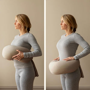 bbhugme Nursing Pillow - Seashell Beige-Nursing Pillows-Seashell Beige- | Natural Baby Shower