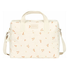 Nobodinoz - Gala Opera Lily Waterproof Baby Changing Bag | Ecru