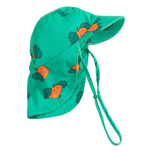 Bobo Choses - Orangefarbene Badekappe | Grün