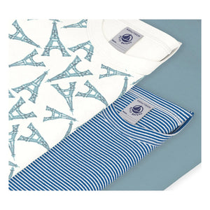 Petit Bateau - Set of 3 Eiffel Tower T-Shirts | Green