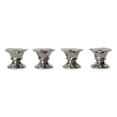 HKliving - Neue klassische Eierbecher - 4er-Set | Silber
