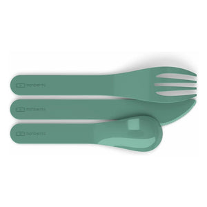 Monbento - MB Pocket Color Biodegradable Cutlery Set | Forest Green