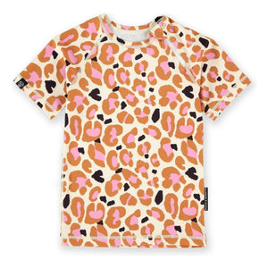 Beach & Bandits - Anti-UV Tişört Candy Leopard Geri dönüştürülmüş lifler