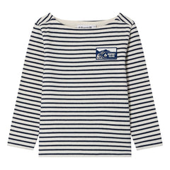 Bonpoint - Gestreiftes Baudelaire T-Shirt | Ecru