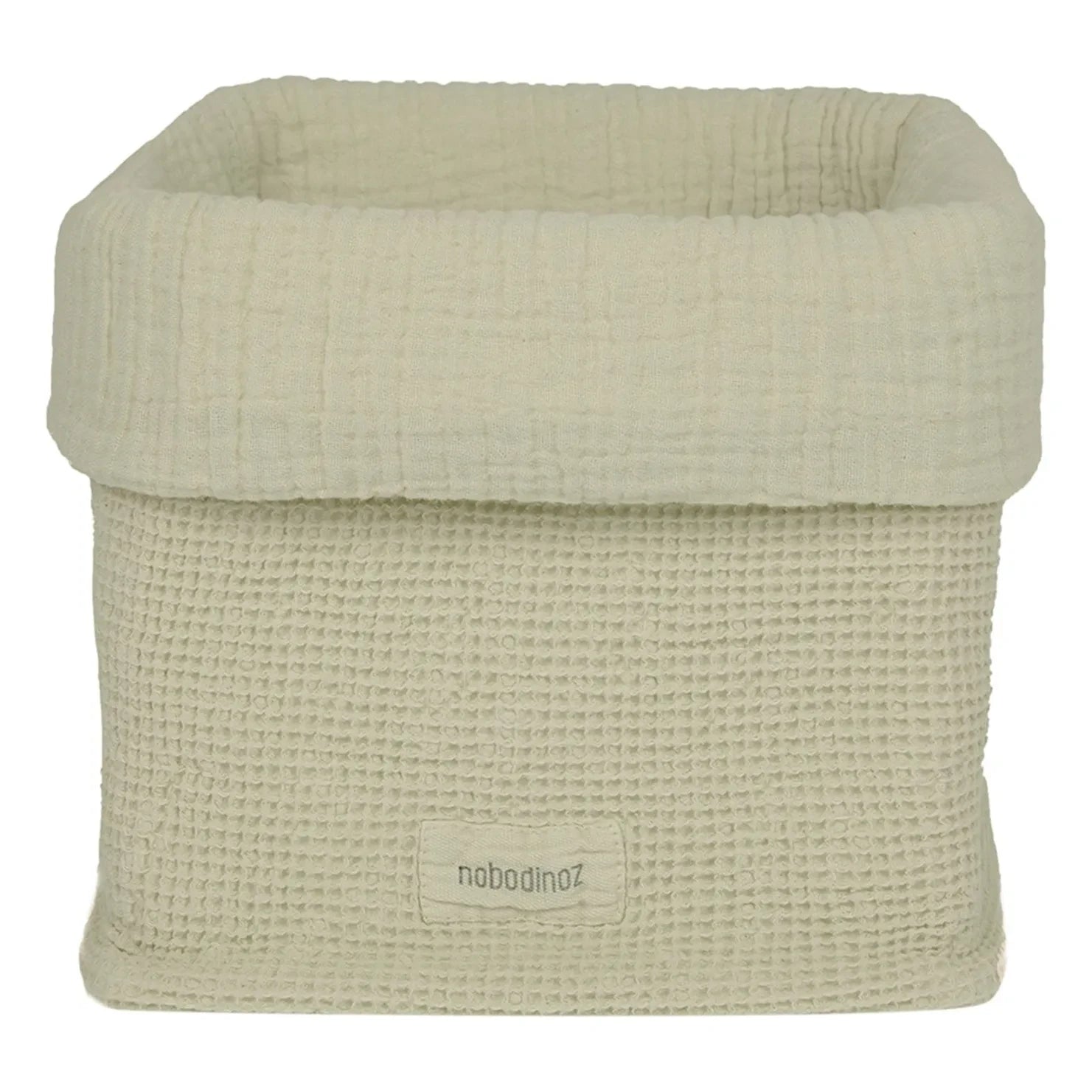 Nobodinoz - Wabi-Sabi Storage Basket | Matcha Green