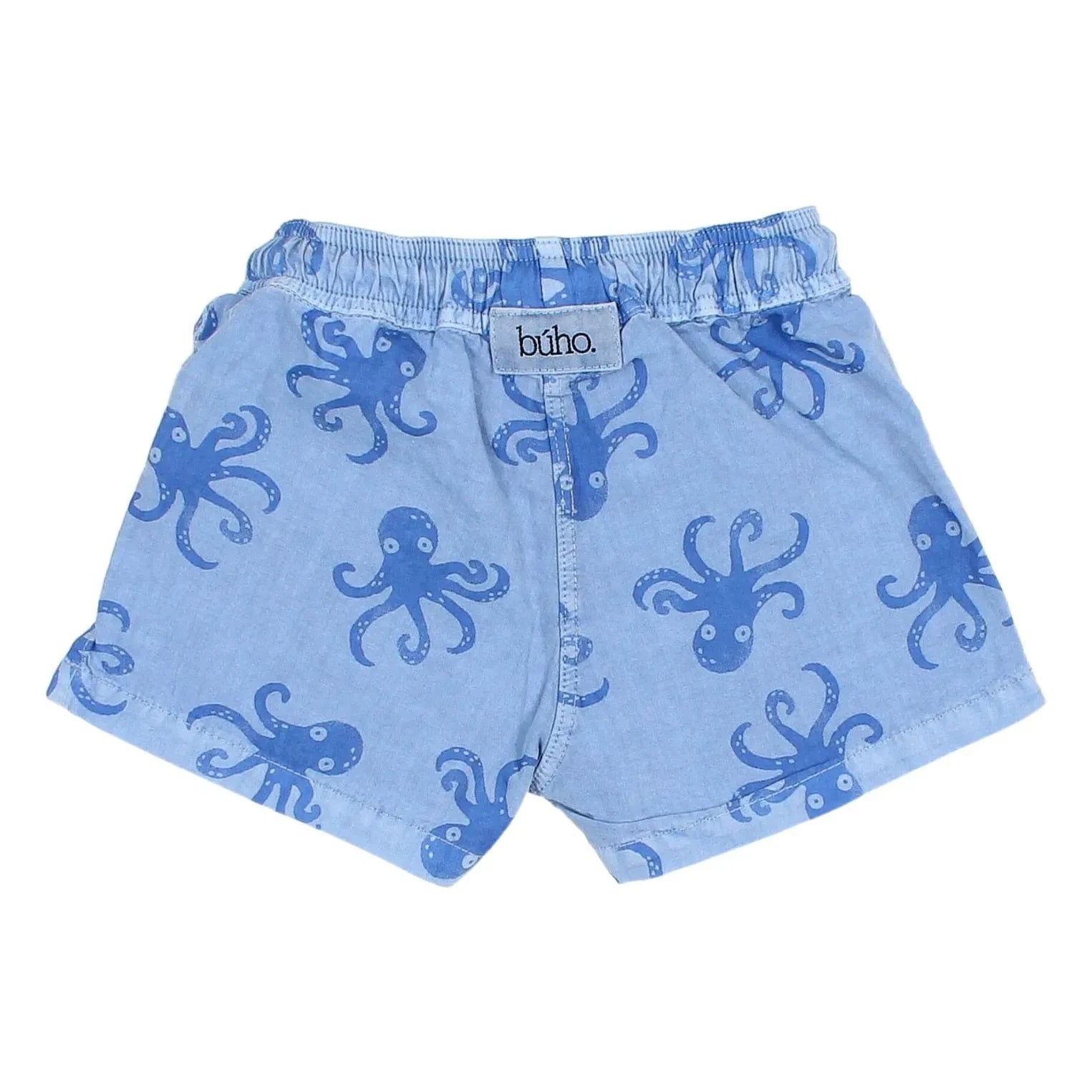 Búho - Schwimmshorts Oktopus Bio-Baumwolle | Blau