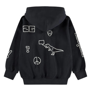 Molo - Marley Patch Fermuarlı Sweatshirt | Siyah