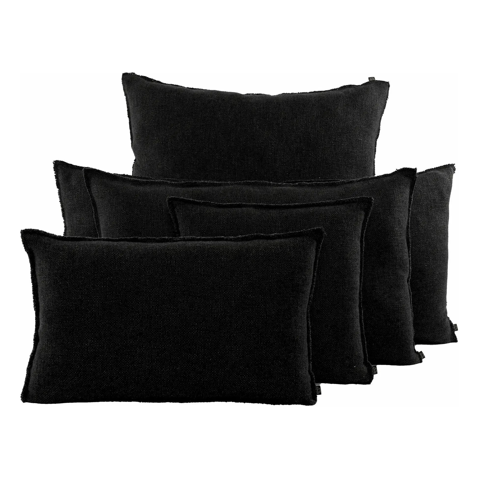 Haomy - California linen pillowcase | Black