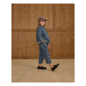 Rylee + Cru - Bomber Varsity Mini | Denim