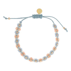 Jenest - Blumenarmband | Blau