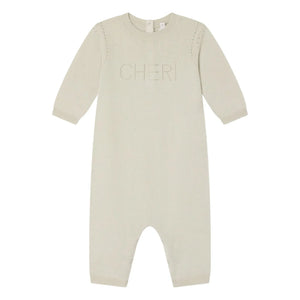 Bonpoint - Atilou Chéri Organic Cotton Romper | Gray