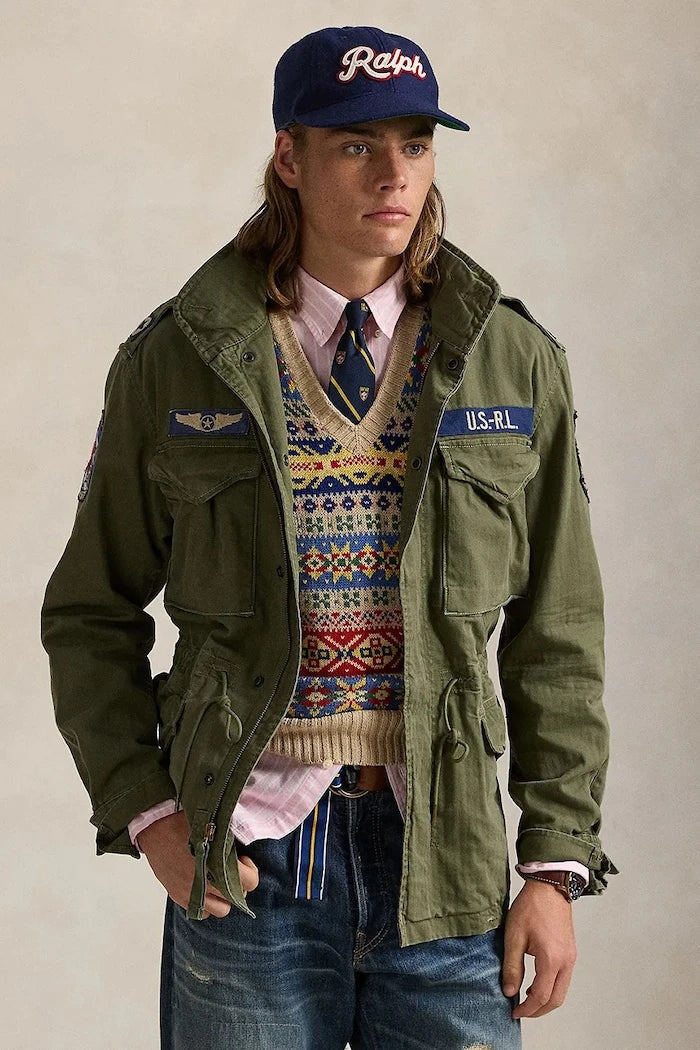 Polo Ralph Lauren Erkek Pamuk Geçiş Ceketi Icnc Fld Jkt Lined Field