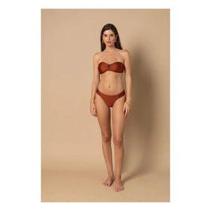 Alma Deia - Blake Bandeau Üst | Terracotta