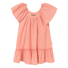 Cozmo - Gestreiftes Kleid von Clavel | Rosa