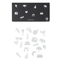Design Letters - Mesaj Panosu Parti İkonları - 20'li Set