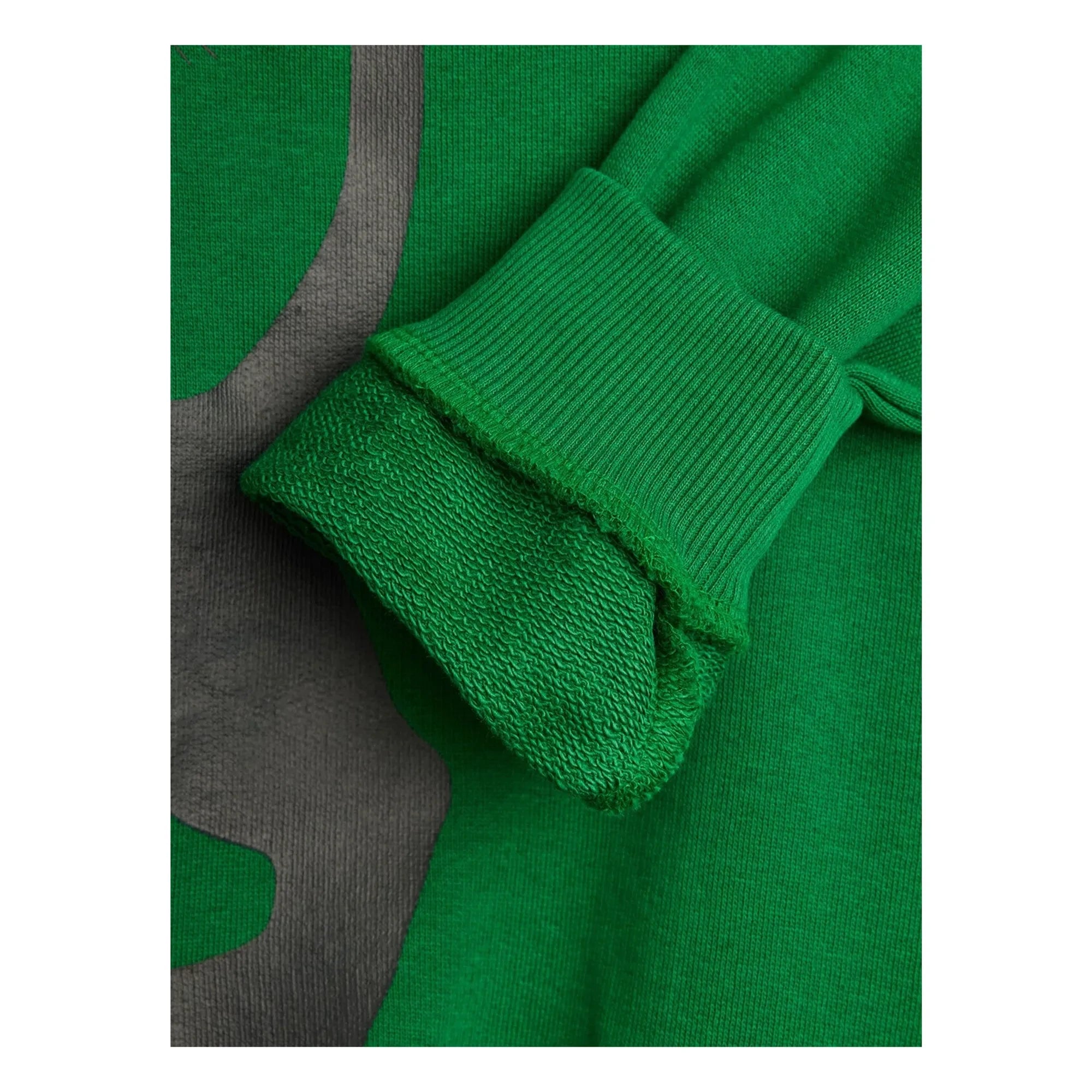Mini Rodini - Leopard Organic Cotton Sweatshirt | Green