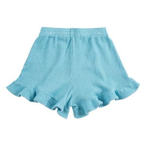 Bobo Choses - Bobo Choses Bio-Baumwoll-Rüschenshorts | Hellblau